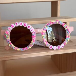 Birthday Girl Sunglasses with Colorful Sprinkles